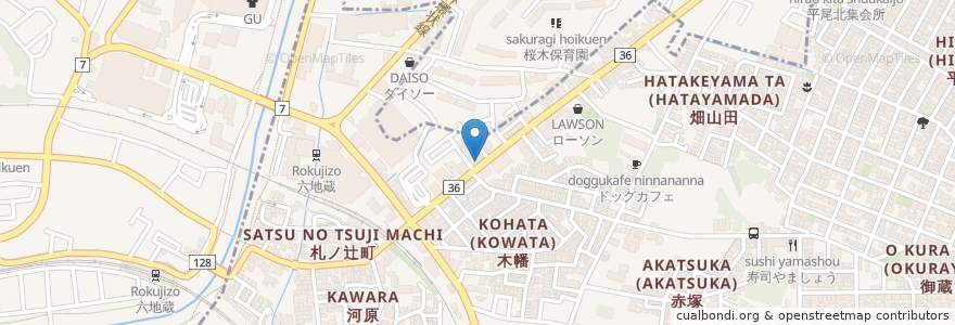 Mapa de ubicacion de とくだ鍼灸院 en Japan, Präfektur Kyōto, 宇治市.