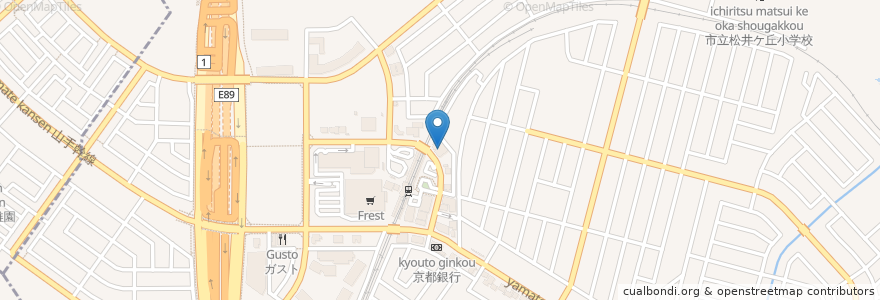 Mapa de ubicacion de KOJIMA LADIES CLINIC en Japan, Kyoto Prefecture, Kyotanabe.