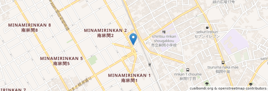 Mapa de ubicacion de 新宿さぼてん en 일본, 가나가와현, 大和市.