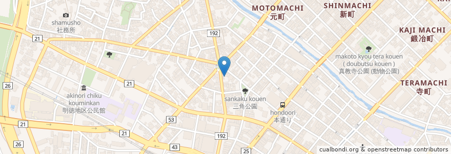 Mapa de ubicacion de 創作鉄板ダイニング えん家 en Japão, 鳥取県, 鳥取市.