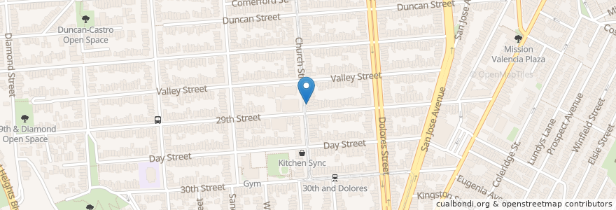 Mapa de ubicacion de Clay Oven en Соединённые Штаты Америки, Калифорния, Сан-Франциско, San Francisco.