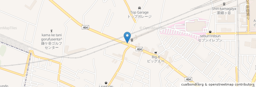 Mapa de ubicacion de くつろぎ居酒屋 en 日本, 千葉県, 鎌ケ谷市.