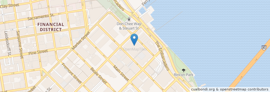 Mapa de ubicacion de Yank Sing en 미국, 캘리포니아주, 샌프란시스코, 샌프란시스코.