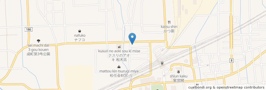 Mapa de ubicacion de 北國銀行 松任北支店 en اليابان, إيشيكاوا, 白山市.
