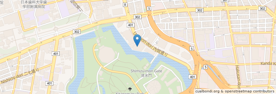 Mapa de ubicacion de 高級レストラン en Japon, Tokyo, 千代田区.
