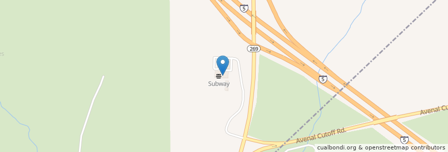 Mapa de ubicacion de Los Asaderos en アメリカ合衆国, カリフォルニア州, Fresno County.
