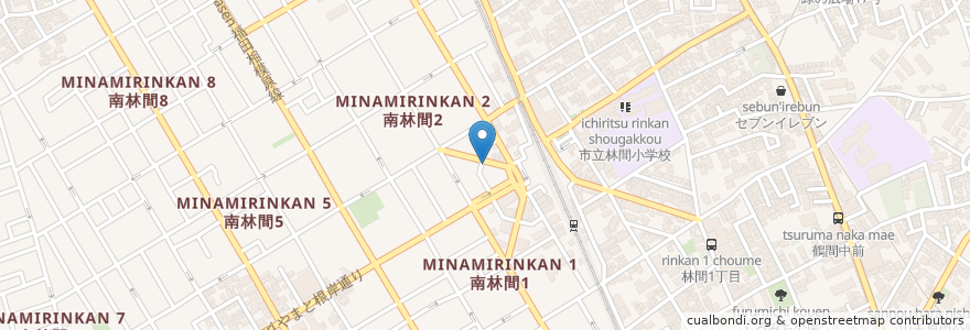 Mapa de ubicacion de 今木薬局 en Japan, Kanagawa Prefecture, Yamato.