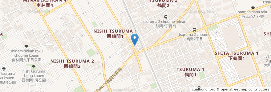 Mapa de ubicacion de CASUAL CHINESE TOSHU en Giappone, Prefettura Di Kanagawa, 大和市.