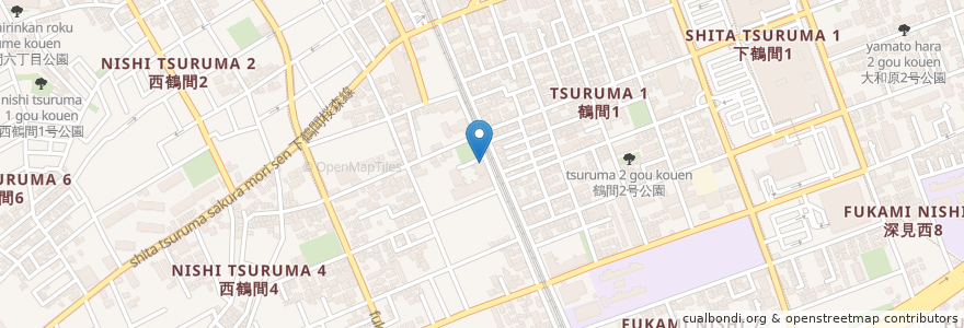 Mapa de ubicacion de アミティ歯科 en Japão, 神奈川県, 大和市.