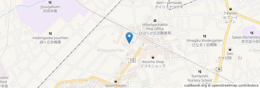 Mapa de ubicacion de ケンタッキーフライドチキン en Japonya, 東京都.