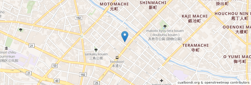 Mapa de ubicacion de 日本観光センタービル駐車場 en Япония, Тоттори, 鳥取市.