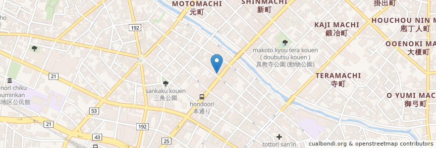 Mapa de ubicacion de 鳥取ハイヤー共同組合 タクシー代行センター en 일본, 돗토리현, 鳥取市.