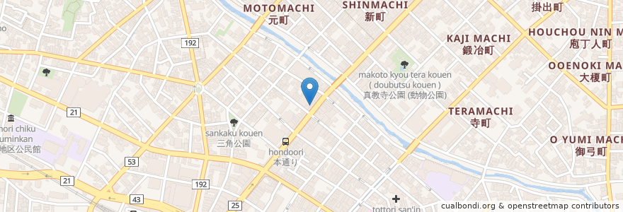 Mapa de ubicacion de 潤歯科医院 en 일본, 돗토리현, 鳥取市.