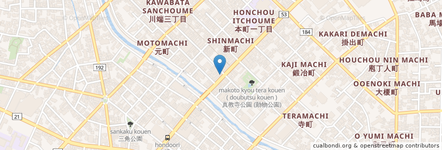 Mapa de ubicacion de 鳥取ペインクリニック en Japan, Tottori Prefecture, Tottori.