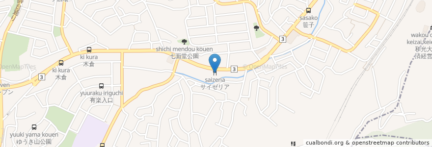 Mapa de ubicacion de Saizeriya en Japan, Tokyo, Machida.