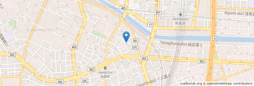 Mapa de ubicacion de 竹むら en اليابان, 東京都, 千代田区.