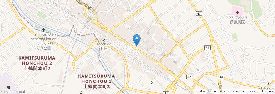 Mapa de ubicacion de ガスト en Japão, Tóquio, 町田市.