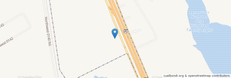Mapa de ubicacion de Arizona Charlie's Bingo en Stati Uniti D'America, Texas, Navarro County, Rice.