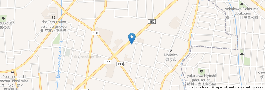 Mapa de ubicacion de 北星産業 野々市サービスステーション en Japonya, 石川県, 野々市市.