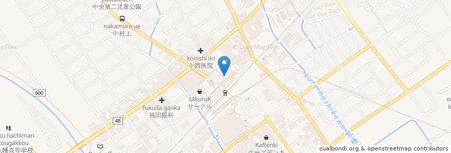 Mapa de ubicacion de だるま八 en Japão, 滋賀県, 近江八幡市.