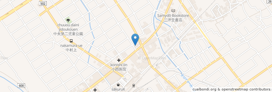 Mapa de ubicacion de 横矢歯科 en ژاپن, 滋賀県, 近江八幡市.