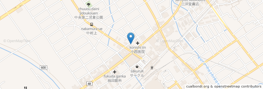 Mapa de ubicacion de 餃子の王将　近江八幡駅前店 en Japan, Shiga Prefecture, Omihachiman.