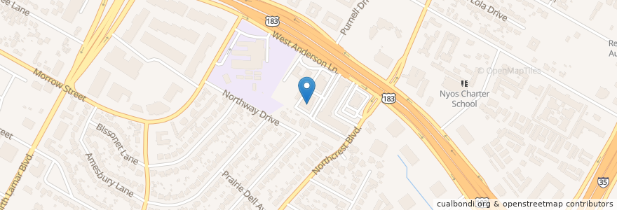 Mapa de ubicacion de Eckankar Center of Austin en États-Unis D'Amérique, Texas, Travis County, Austin.