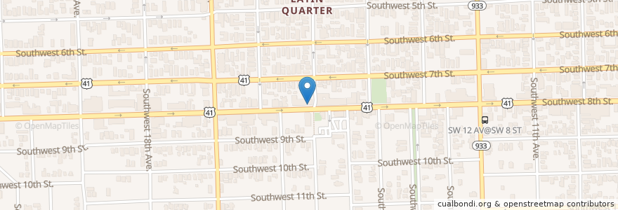 Mapa de ubicacion de Azucar Ice Cream Company en Amerika Syarikat, Florida, Miami-Dade County, Miami.