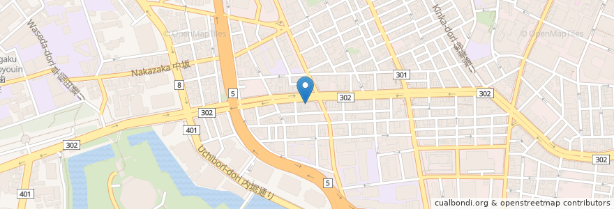 Mapa de ubicacion de 珈琲館 en ژاپن, 東京都, 千代田区.