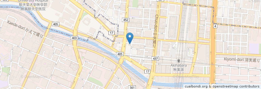 Mapa de ubicacion de まぜる〜むCafe en Japan, Tokio, 千代田区.