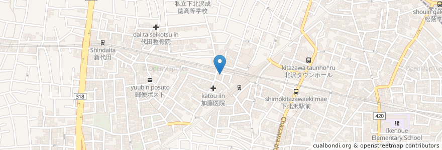 Mapa de ubicacion de Atico2 en Japonya, 東京都, 世田谷区.