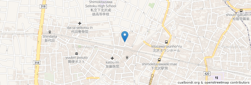 Mapa de ubicacion de スミレ en Japan, 東京都, 世田谷区.