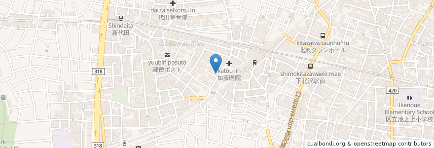 Mapa de ubicacion de 坂田社会保険労務士事務所 en Japan, 東京都, 世田谷区.