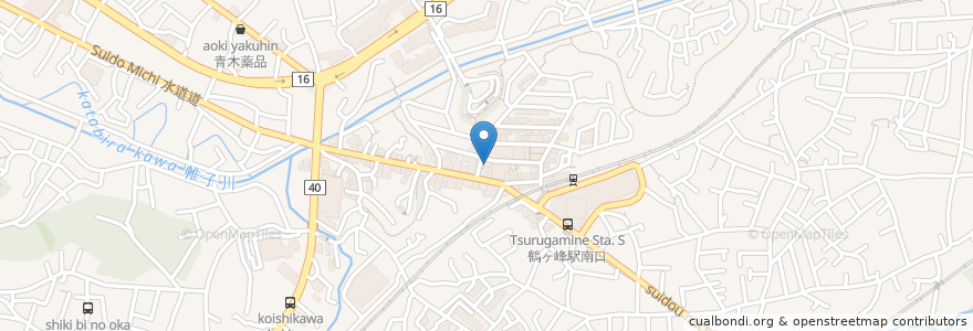 Mapa de ubicacion de 珈琲館 en Jepun, 神奈川県, 横浜市, 旭区.