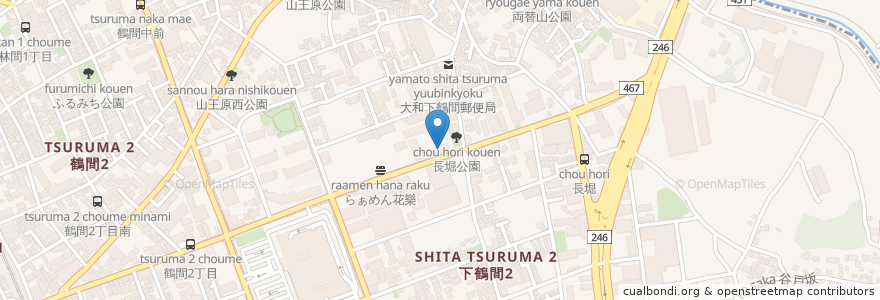 Mapa de ubicacion de ナポリの窯 en اليابان, كاناغاوا, 大和市.