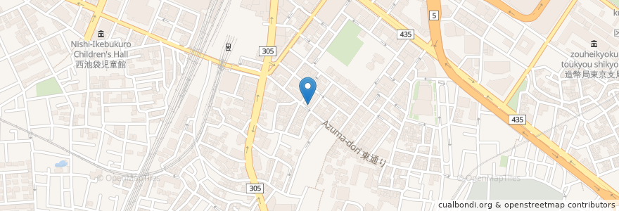 Mapa de ubicacion de CoCo壱番屋 en Japan, Tokio, 豊島区.