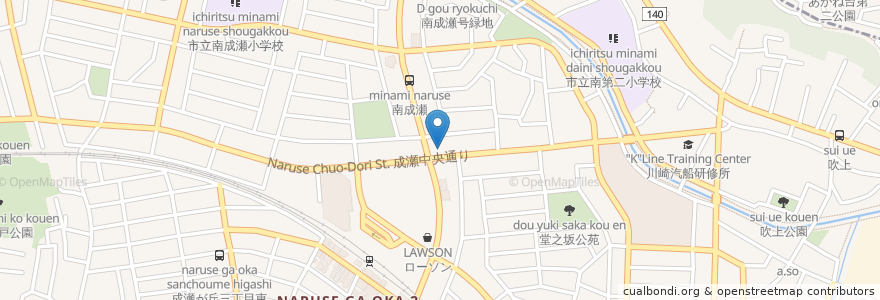 Mapa de ubicacion de CoCo壱番屋 en Japão, Tóquio, 町田市.