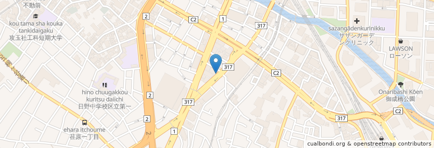 Mapa de ubicacion de 大崎広小路 en 日本, 東京都, 品川区.