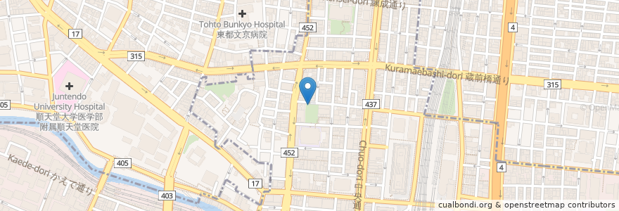 Mapa de ubicacion de ちよくる en Jepun, 東京都, 千代田区.
