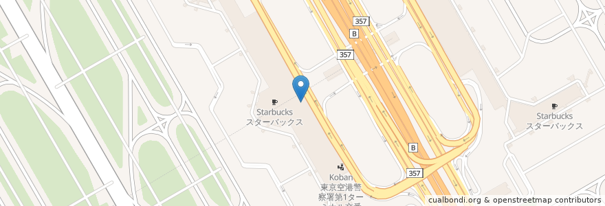 Mapa de ubicacion de 羽田航空神社 en Япония, Токио, Ота.