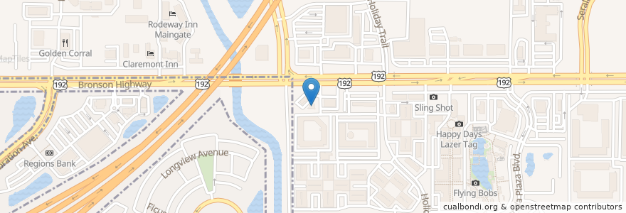 Mapa de ubicacion de Citibank ATM en United States, Florida, Osceola County.
