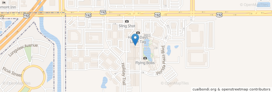 Mapa de ubicacion de Southern Breeze Restaurant en ایالات متحده آمریکا, فلوریدا, Osceola County.