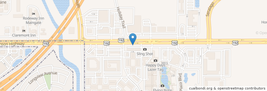 Mapa de ubicacion de Old Town Station en Соединённые Штаты Америки, Флорида, Osceola County.