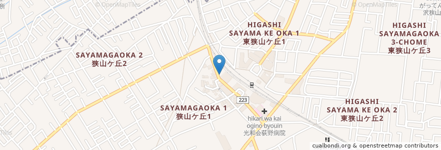 Mapa de ubicacion de Navi Park en اليابان, 埼玉県, 所沢市.