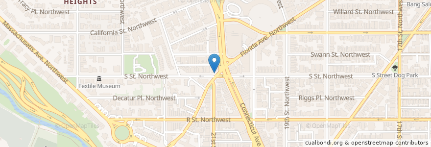 Mapa de ubicacion de Mailbox en United States, District Of Columbia, Washington.