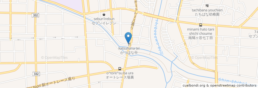 Mapa de ubicacion de かつはな亭 en 日本, 埼玉县, 川口市.