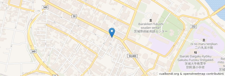 Mapa de ubicacion de M'z en 일본, 이바라키현, 水戸市.