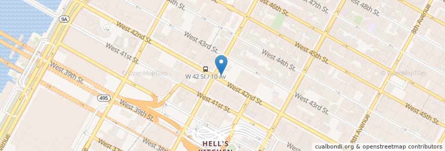 Mapa de ubicacion de Chase en アメリカ合衆国, ニューヨーク州, New York, New York County, Manhattan, Manhattan Community Board 4.