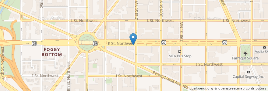 Mapa de ubicacion de Mailbox en United States, Washington, D.C., Washington.