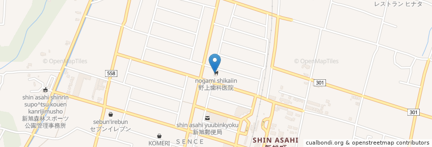 Mapa de ubicacion de 野上歯科医院 en Japan, 滋賀県, 高島市.